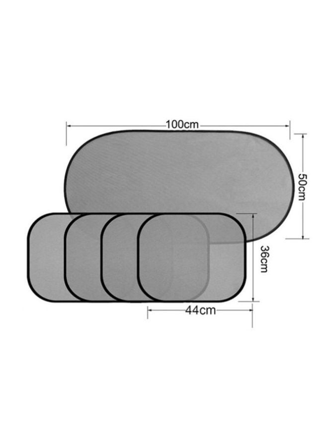 5-Piece Windshield Sun Visor Kit Set - Image 2