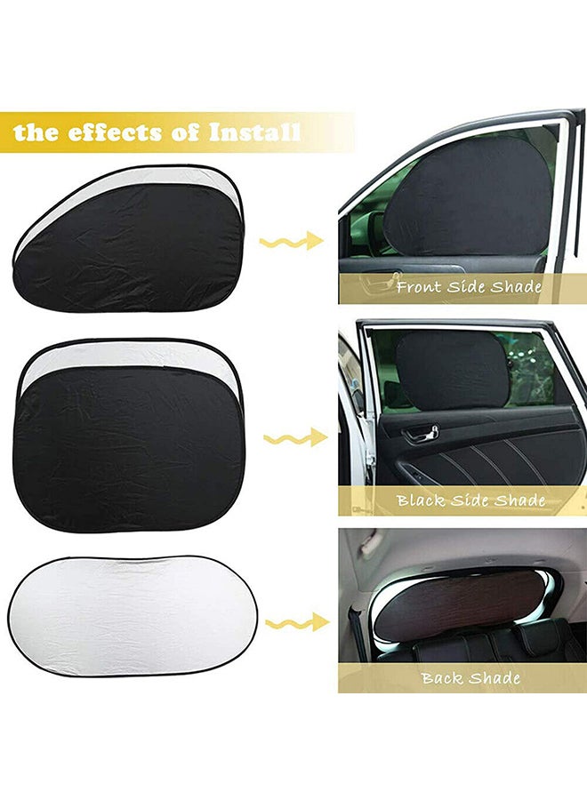 5-Piece Windshield Sun Visor Kit Set - Image 5
