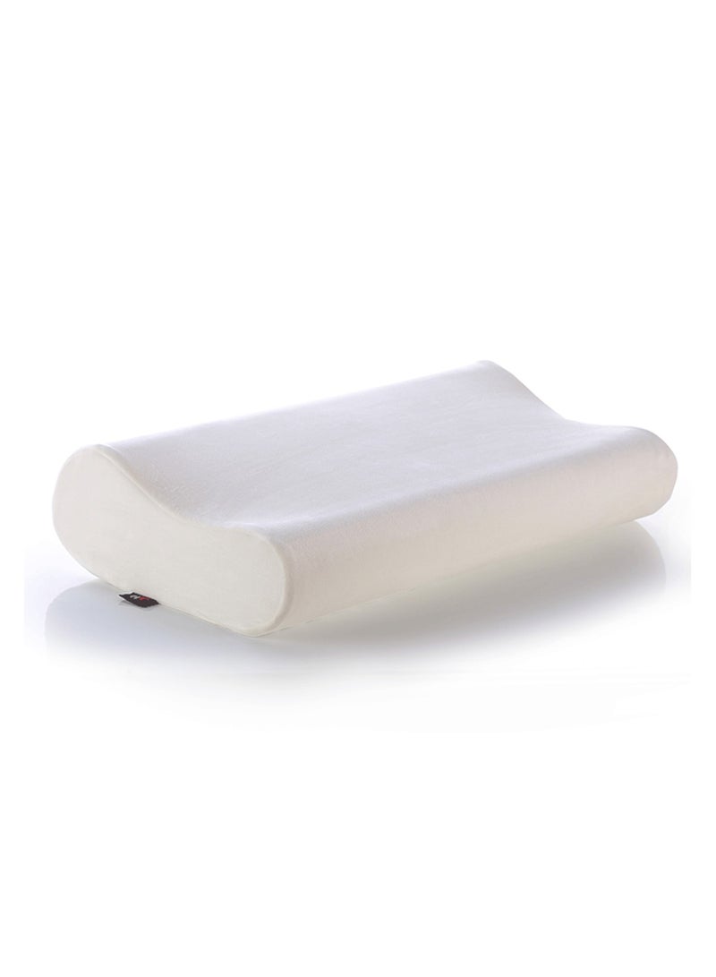 HT Medical bed pillow for sleeping, German memory foam to prevent neck, shoulder and spine pain (white, 60 * 35) - Image 1