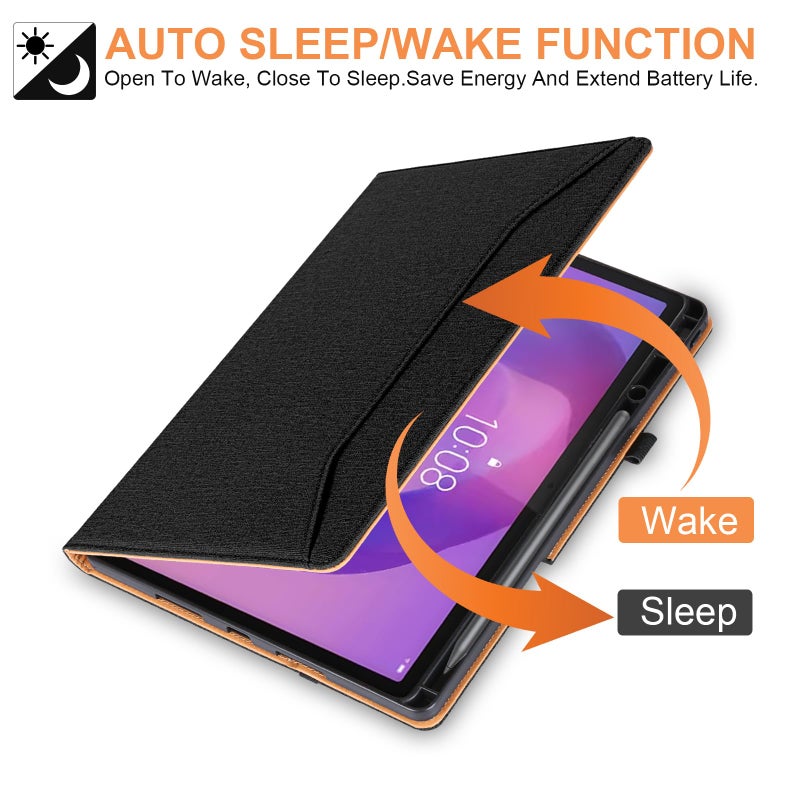 Vakarey for Lenovo Idea Tab 11 Case with Pen Holder Shockproof Cover for Lenovo Idea Tab TB336FU Case,Black - Image 4