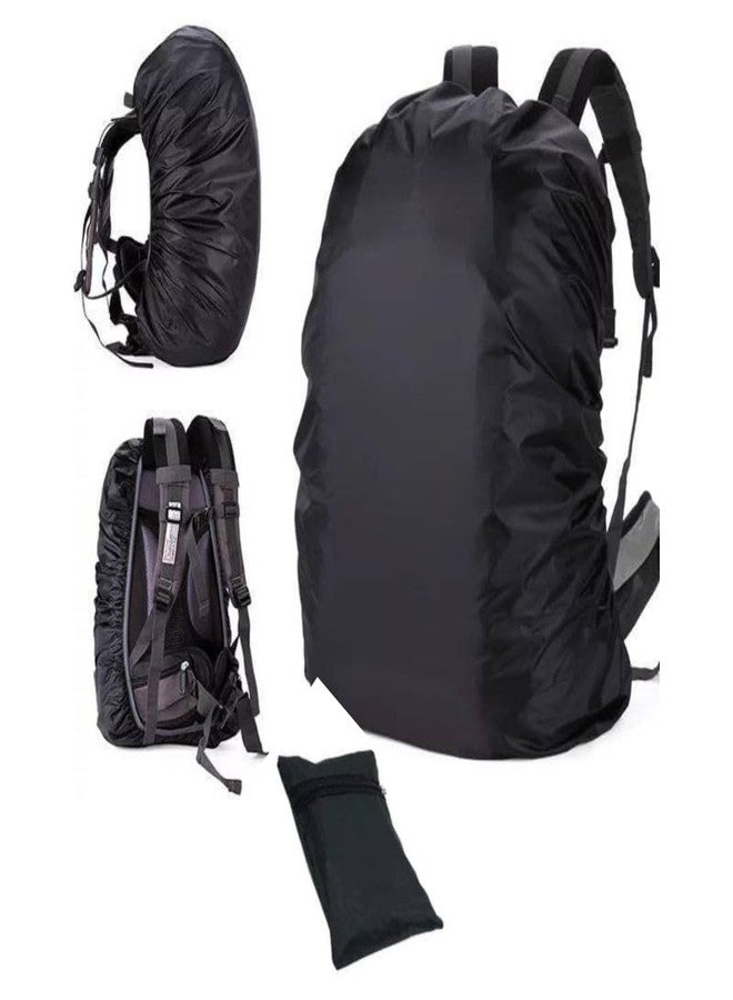 PREETENCY Waterproof Bag Cover,Rain Cover for Backpack Bags, Rainproof Dust Proof Protector Elastic Adjustable for Trekking & Laptop, School Bag Cover, Luggage Bag Cover with Pouch Free Size Heavy Pack of 1 - Image 1