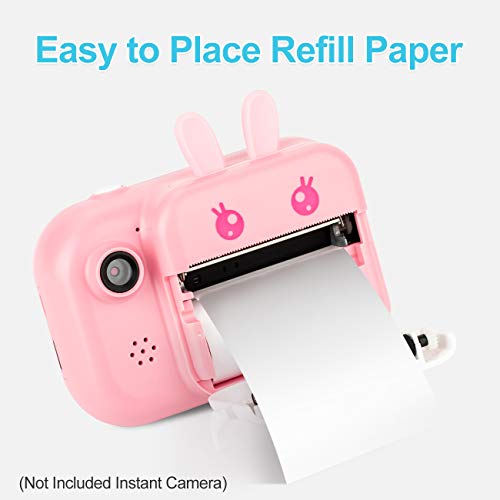 MINIBEAR 10 Rolls Print Paper Roll Refill Works with MINIBEAR Instant Camera, Fit for Most Kids Camera Paper Roll Refill Thermal - Image 5