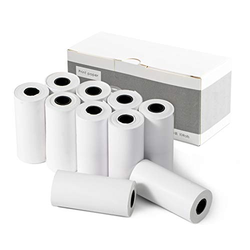 MINIBEAR 10 Rolls Print Paper Roll Refill Works with MINIBEAR Instant Camera, Fit for Most Kids Camera Paper Roll Refill Thermal - Image 1