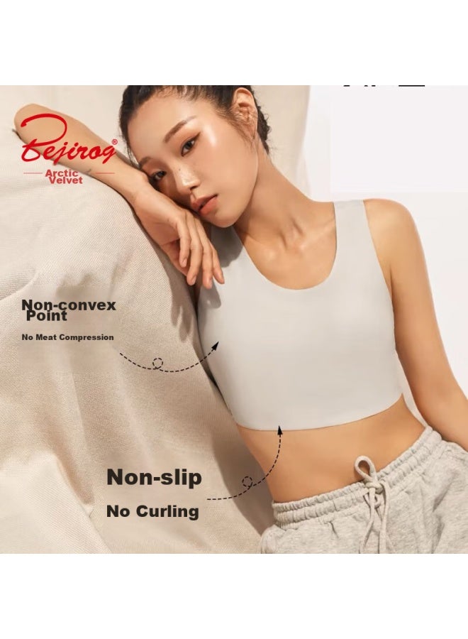 Bejirog Bejirog Chest Binder Bra, Minimizes Large Breasts, Ultra-flat Seamless, Shaping, Cosplay, Chest Wrap, For Women, Students, Summer Bra  - Image 1