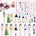 Daniel Axel Magnetic Princess Dress Up Paper Doll Pretend Play Toys Magnet People Clothes Puzzles Game for 3 Year Old Girls ToddlerPreschool Learning Created Imagine Set Birthday Gift - Image 2