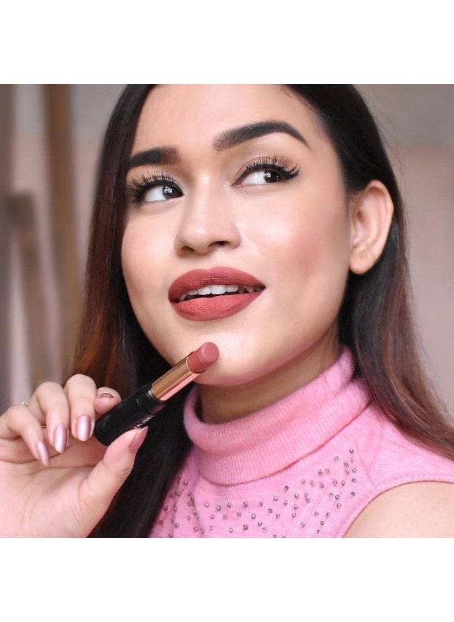 Iba Must Have Transfer Proof Ultra Matte Lipstick Shade 07 Pick Me Up 3.2G Enriched With Vitamin E And Cocoa Butter Highly Pigmented Halal Certified & Vegan Makeup  - Image 3