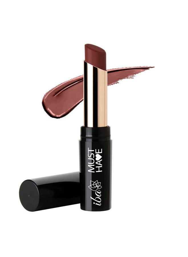 Iba Must Have Transfer Proof Ultra Matte Lipstick Shade 07 Pick Me Up 3.2G Enriched With Vitamin E And Cocoa Butter Highly Pigmented Halal Certified & Vegan Makeup  - Image 1