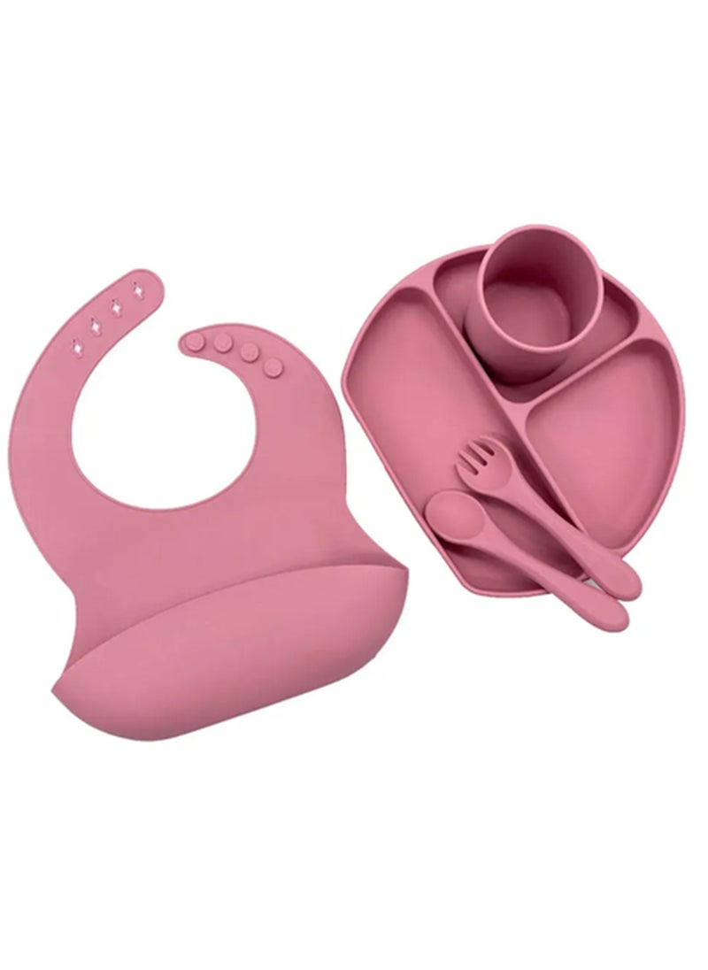 Feeding Set Toddler Weaning Set Silicone Bowl And Plate With Suction Spoon Fork - pzsku/Z76A26685F524C2E1DF7AZ/45/_/1708677285/bd351129-1e2e-4180-aa13-e4076fb3f81f