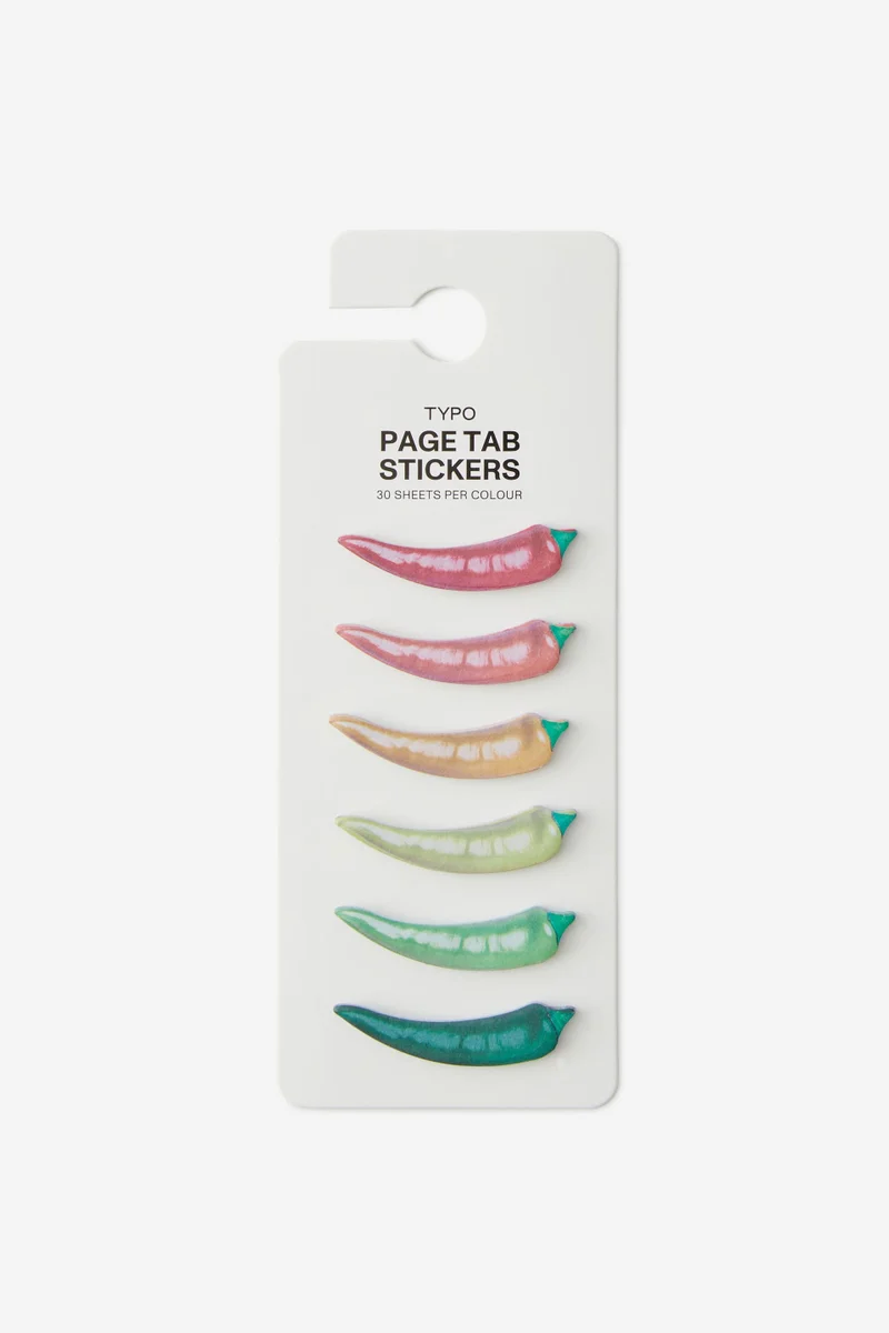 Typo Page Tab Stickers