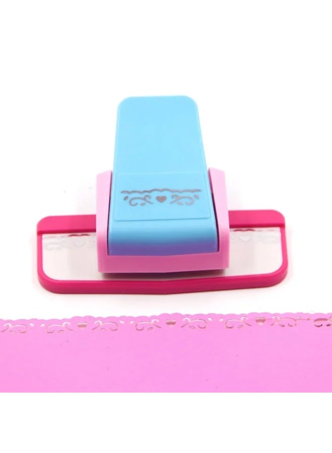 Small Size Labor-Saving Rim Pressing Device 8721 Floral Edge Printing Machine For Kindergarten Handmade DIY Creation Metal Mater-Color:Labor-saving Edge Pressing Machine (4# Small Lotus)  - Image 5