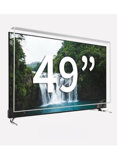 Generic 49-Inch TV Screen Protector | Anti-Shatter & Scratch Proof | Shockproof & Waterproof | Blue Light Blocking | 100% Clear | Easy Install/Remove | by Screen Pro  - Image 5