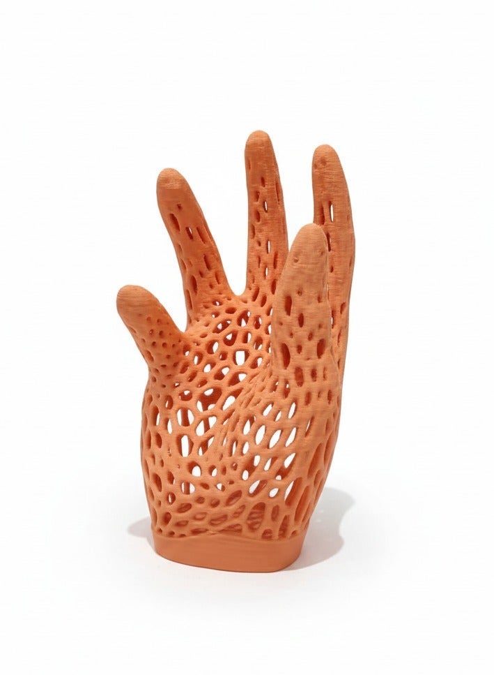 أخوة ثلاثي الأبعاد قطعة ديكور على شكل يد بتصميم تجريدي عصري – ديكور فني أنيق للمكتب والمنزل - Image 2