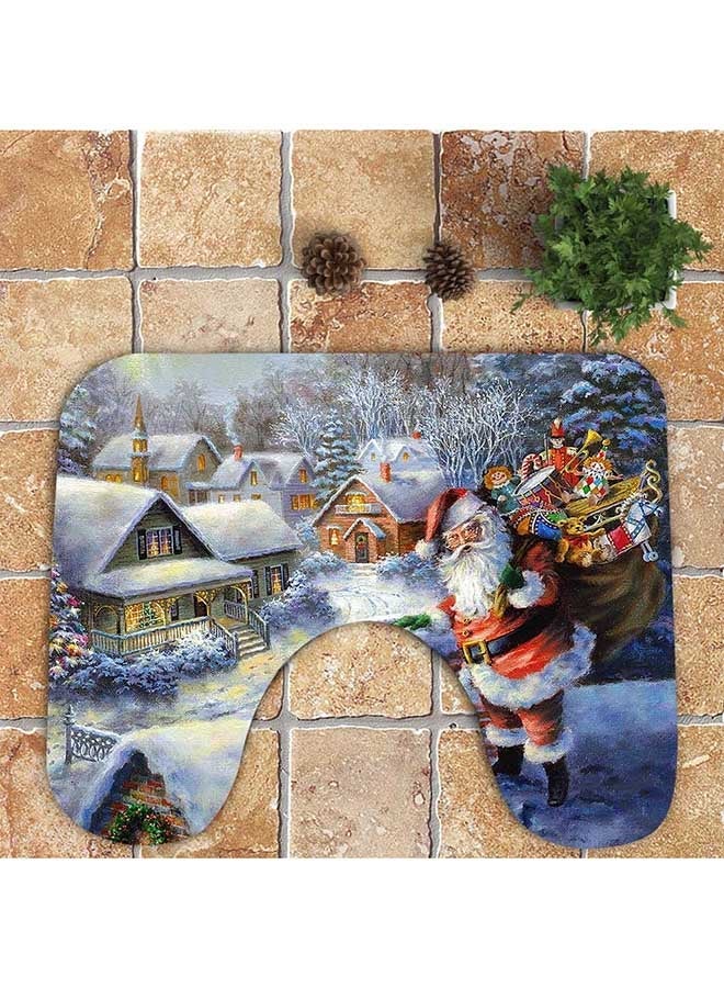 NIBEMINENT 3-Piece Non Slip Bath Mat Set Multicolour 5x6x8inch - Image 3