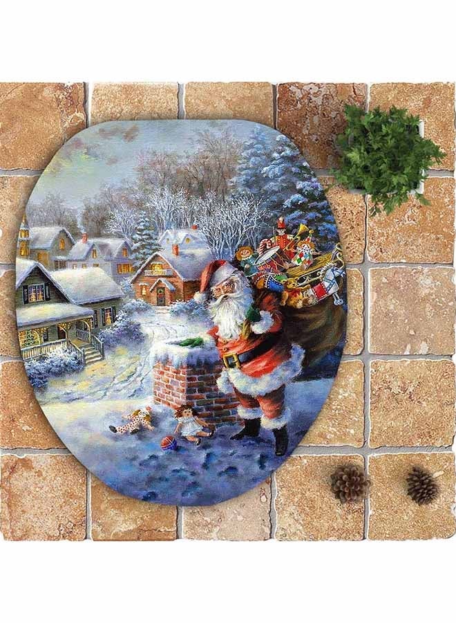 NIBEMINENT 3-Piece Non Slip Bath Mat Set Multicolour 5x6x8inch - Image 2