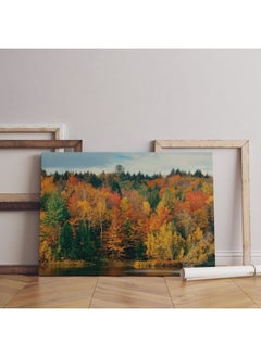 Home Gallery Central Russia Agricultural Countryside Country Road Canvas Wall Art  - Image 1