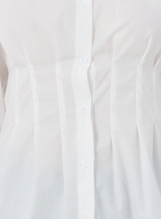Take Two Take Two Solid Spread Collar Buttoned Shirt
