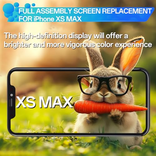 DGSCSMY for iPhone Xs Max Screen Replacement 3D Touch LCD Display Digitizer Full Assembly Repair 6.5" Front Glass Waterproof Adhesive Sticker Fix Tools Kit A1921 A2101 A2104 - Image 3