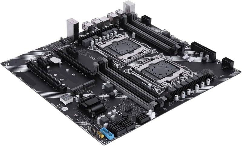 Compatible X99 Dual Desktop Motherboard, 8 DDR4 Memory Slots Gaming Mainboard with USB3.0 USB2.0 M.2 NVME SATA 3.0 Interface - Image 5