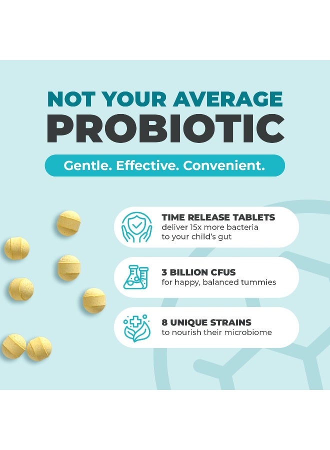 Balance ONE Probiotic For Kids, Children’S Gut Health And Digestive Support, Once Daily, Time Release 15X More Effective, Shelf Stable, Sugar Free Kids Probiotic, Easy To Swallow, 60 Day Supply - Image 2