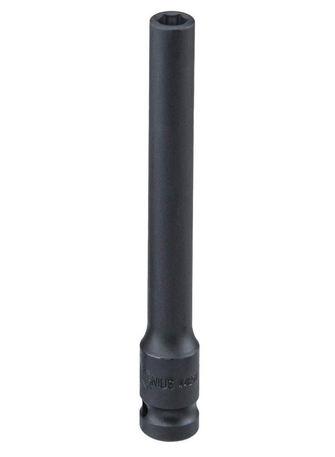 GENIUS TOOLS 1/2" Dr. 11/16" Extra-Deep Impact Socket (CR-Mo) - 4612722