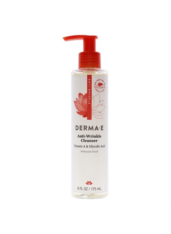 derma-e Derma E Cleanser Anti Wrinkle Vitamin, 6 oz - Image 1