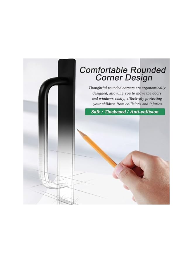 PROMASS Self-Adhesive Cabinet Handle, Aluminium Alloy Door Knob & Drawer Handles for Kitchen, Drawer Cabinet Pulls - Image 3