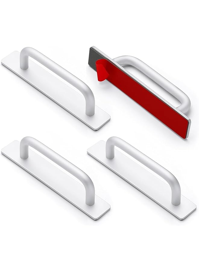 PROMASS Self-Adhesive Cabinet Handle, Aluminium Alloy Door Knob & Drawer Handles for Kitchen, Drawer Cabinet Pulls - Image 1