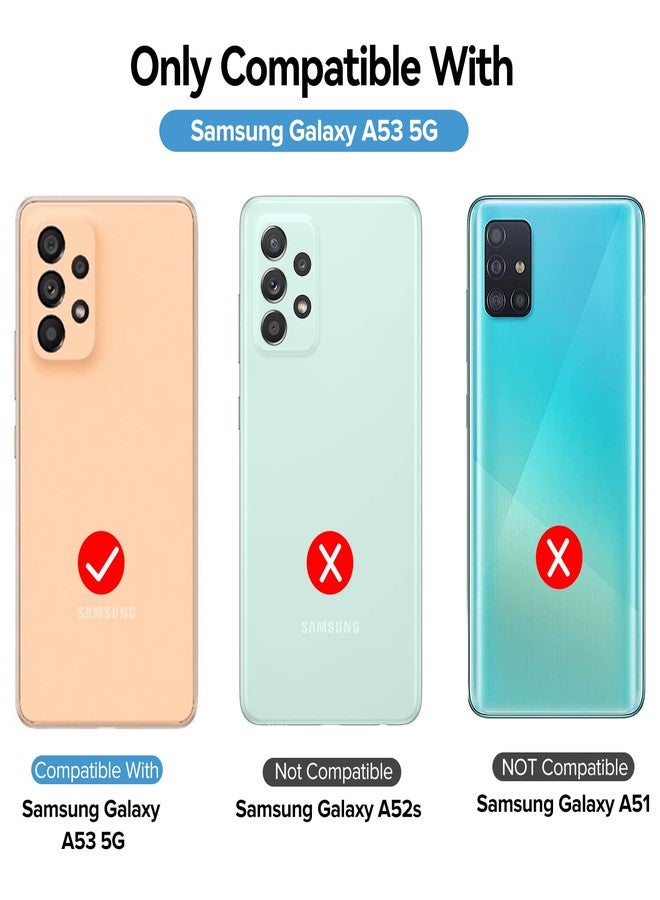 ivoler [4+2 Pack] Screen Protector for Samsung Galaxy A53 5G 6.5" 2022 [4 Pack] with [2 Pack] Camera Lens Protector Tempered Glass with [Alignment Frame] Transparent HD Clear Anti-Scratch, 6.5 inch - Image 2