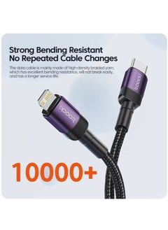 toocki Toocki PD 20W USB C To Lightning Cable For iPhone  Type C To Lightning Cable Data Wire Fast Charging Cable  - Image 3