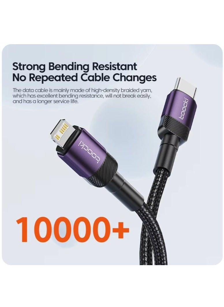 toocki - Toocki PD 20W USB C To Lightning Cable For iPhone  Type C To Lightning Cable Data Wire Fast Charging Cable - Image 1