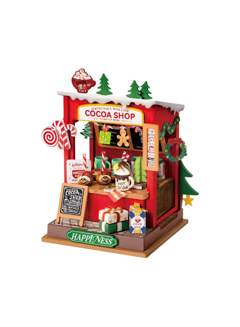 ROBOTIME Rolife Cocoa Shop DIY Miniature House DS042 - Image 1