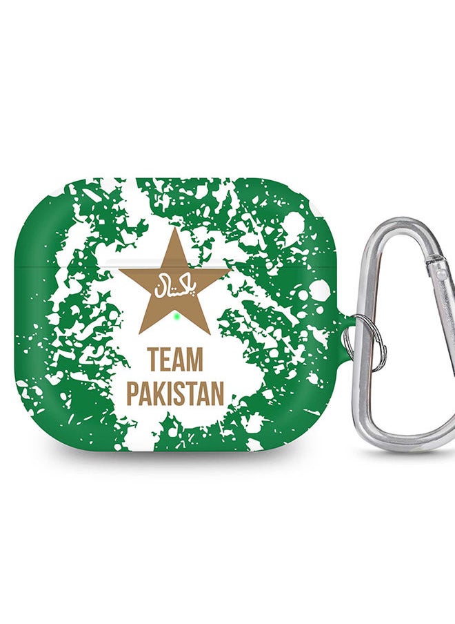 Stylizedd StylePods Case for Airpods 3rd Gen Case With Anti-Lost Keychain - Team Pakistan  - Image 1