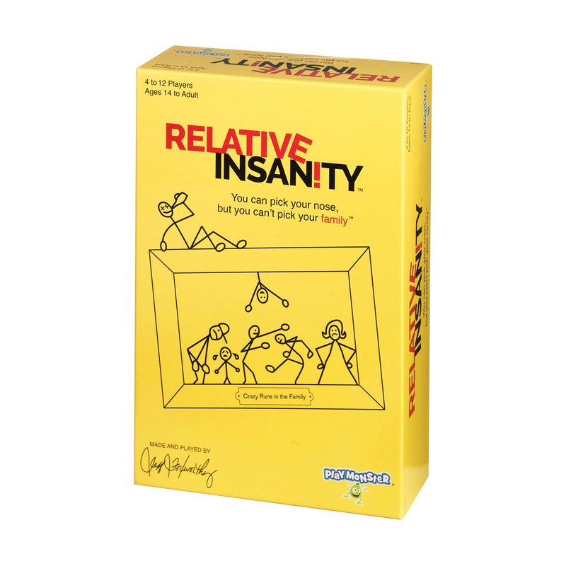 PlayMonster Relative Insanity Card Games Family Games Night Kids Games Laugh Till You Drop Card Games for Adults Travel Games Fun Kid Games Designed by Comedian Jeff Foxworthy MultiPlayer Ages 14 - Image 2