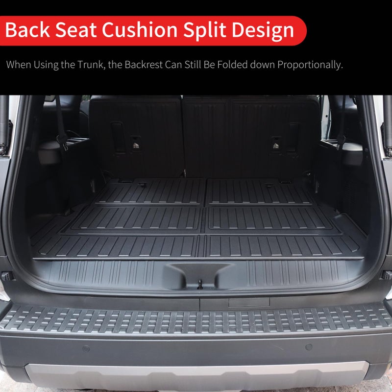 LaIIker Trunk Mat Applicable to 2024 2025 2026 Lexus Gx550 Fully Protective Cargo Compartment Interlay Fully Surrounded Waterproof Cargo Compartment Mat Protective Pad Modification Accessories (Power seat) - Image 5