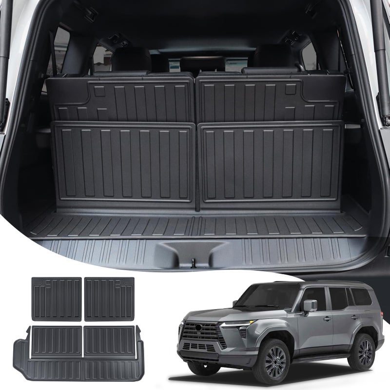 LaIIker Trunk Mat Applicable to 2024 2025 2026 Lexus Gx550 Fully Protective Cargo Compartment Interlay Fully Surrounded Waterproof Cargo Compartment Mat Protective Pad Modification Accessories (Power seat) - Image 1