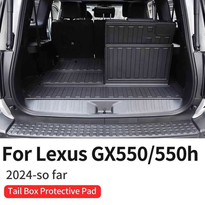 LaIIker Trunk Mat Applicable to 2024 2025 2026 Lexus Gx550 Fully Protective Cargo Compartment Interlay Fully Surrounded Waterproof Cargo Compartment Mat Protective Pad Modification Accessories (Power seat) - Image 2