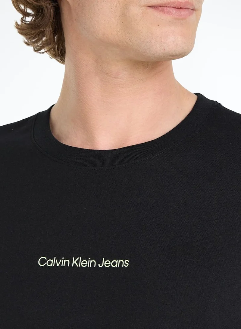 Calvin Klein Jeans Logo Crew Neck T-Shirt