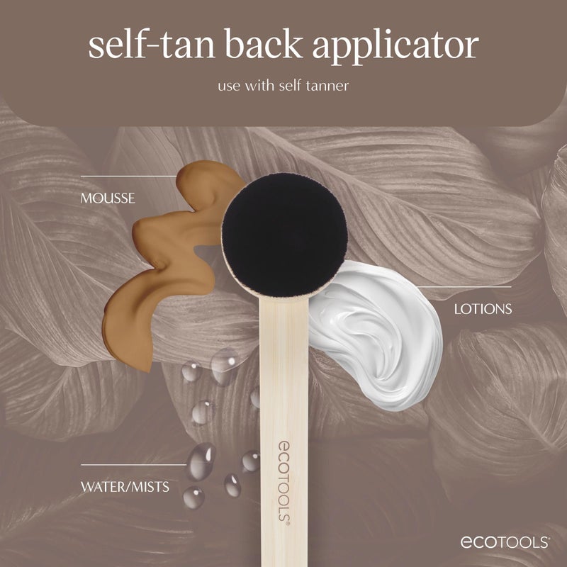 EcoTools Good Tan Self-Tan Back Applicator, Long Handle Back Brush For Controlled Sunless Tanning, Eco Friendly, Vegan & Cruelty Free, 1 Count - Image 3