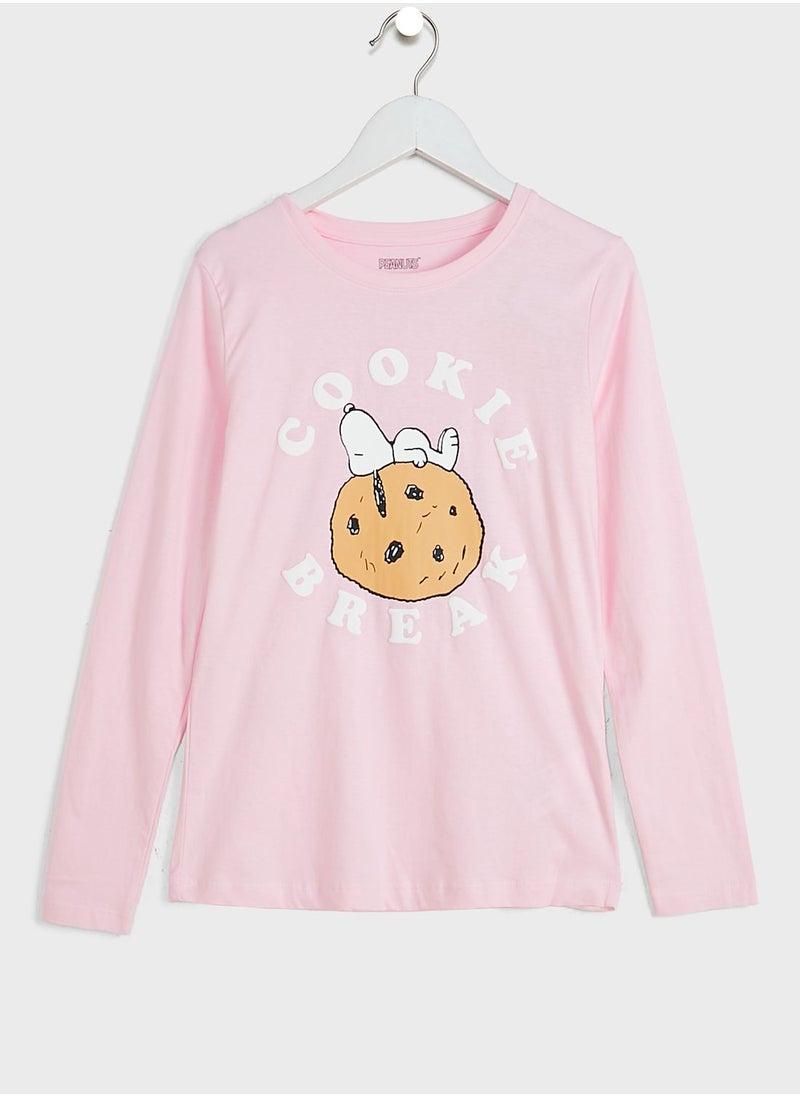 Peanuts Youth Snoopy Pyjama Set  - Image 2