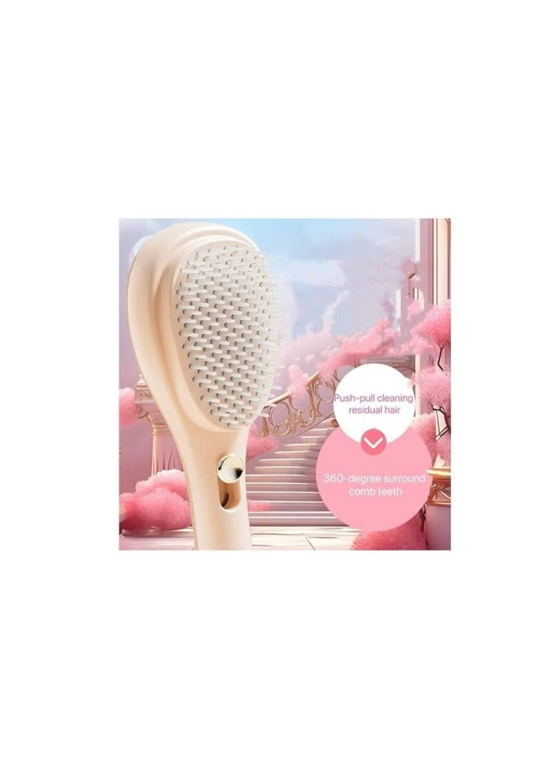NAMA Telescopic control hair comb, touch-activated air cushion comb, magic fluff comb for scalp cleansing, suitable for all hair types for women, children, and men. - Image 2