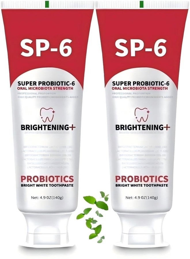 Sp-6 Probiotic,WhiteningToothpaste,ContainingProbiotic Whitening Fluorine-Free, Refreshing Mint Flavor, Whitening Toothpaste (2PC) - Image 1