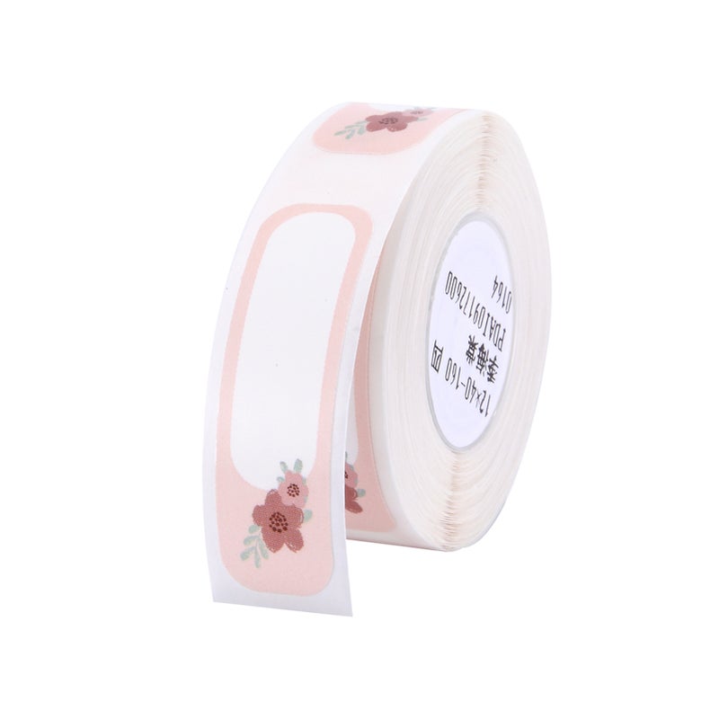 Thermal Printing Label Paper Barcode Price Size Name Blank Labels Waterproof Tear 12*40mm 160pcs/roll for Home Organizer Supermarket Store Catering - Image 1