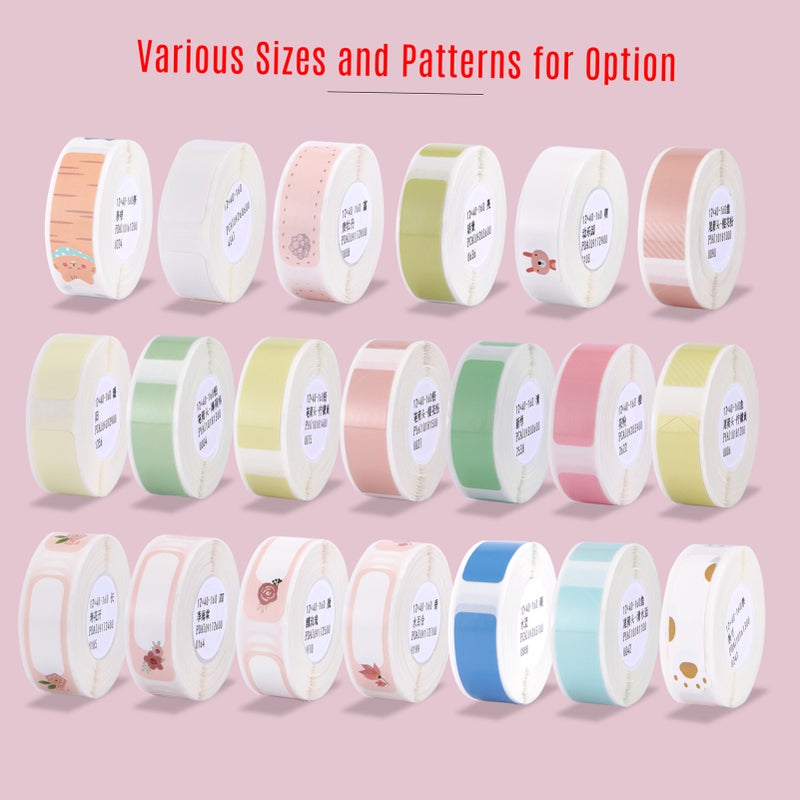 Thermal Printing Label Paper Barcode Price Size Name Blank Labels Waterproof Tear 12*40mm 160pcs/roll for Home Organizer Supermarket Store Catering - Image 2