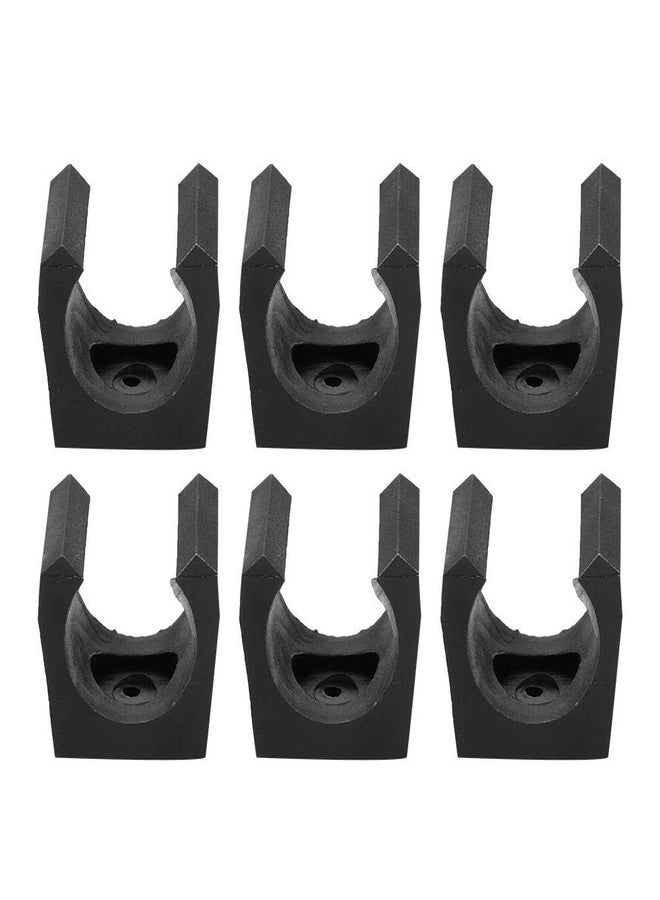 Qiterr Billiard Cue Clip for Exhibition, Billiards Cue Clip Holders, 6Pcs Plastic Billiards Pool Single Holder Mini Rod Organizer Carrier Accessory - Image 1