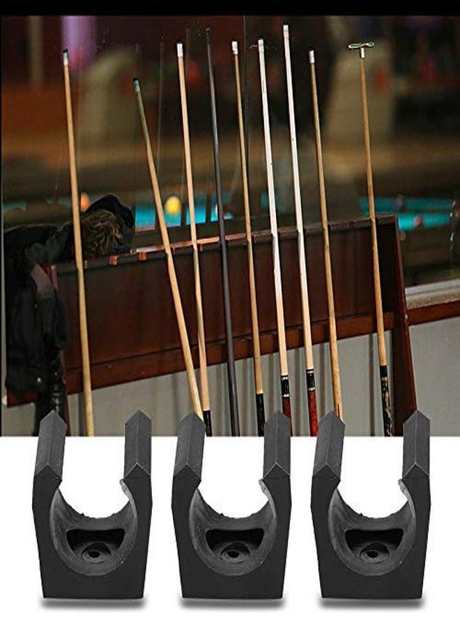 Qiterr Billiard Cue Clip for Exhibition, Billiards Cue Clip Holders, 6Pcs Plastic Billiards Pool Single Holder Mini Rod Organizer Carrier Accessory - Image 2