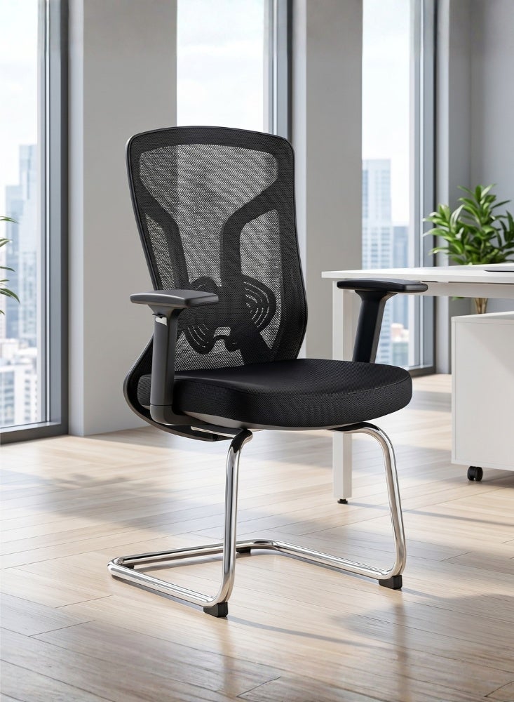 Karnak Neo Visitor Chair, Stylish Office Furniture | Comfortable 1-Seater Visitor Chair - Image 1