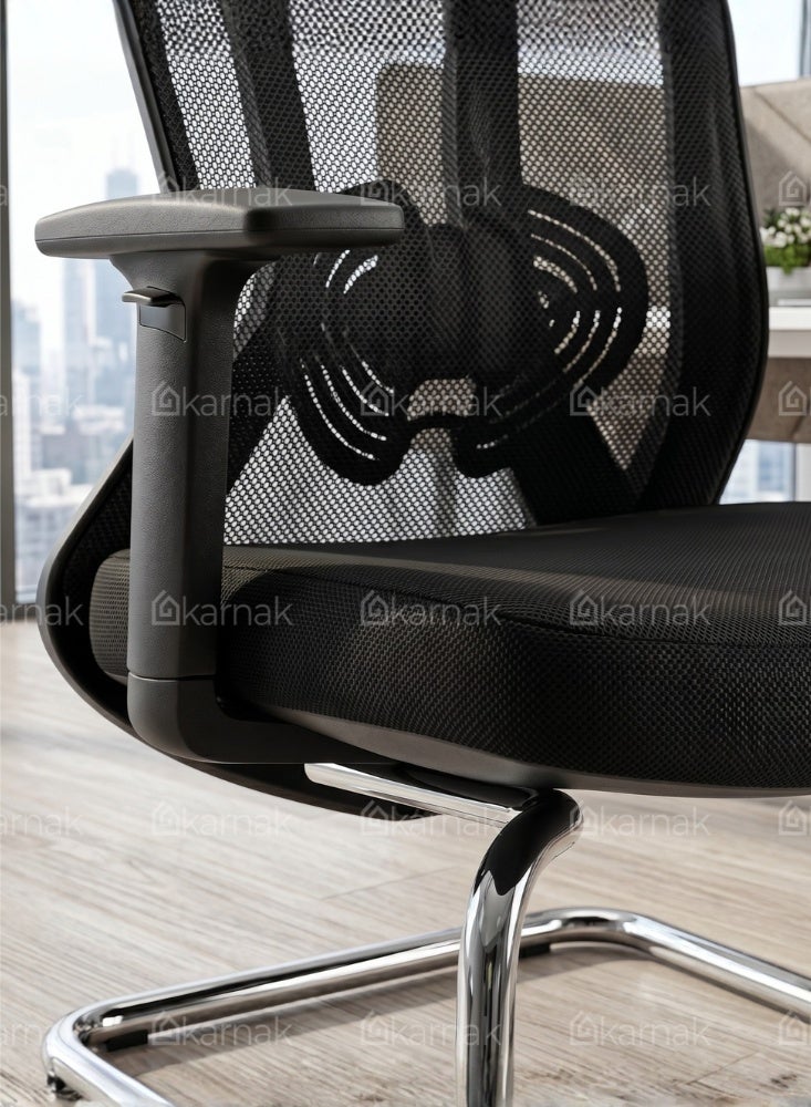 Karnak Neo Visitor Chair, Stylish Office Furniture | Comfortable 1-Seater Visitor Chair - Image 3