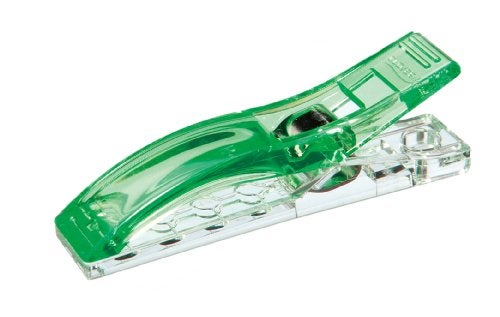 Clover Jumbo Wonder Clips 24 Count, Green - Image 2
