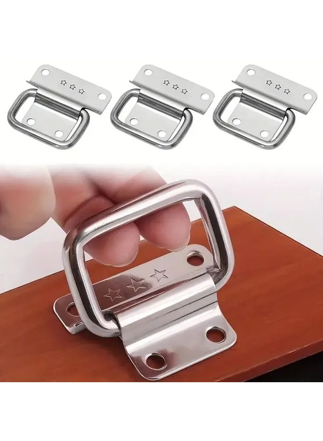 2 5pcs Folding Handle Tool Box Hardware Handles For Drawer Cabinet Door - Image 5