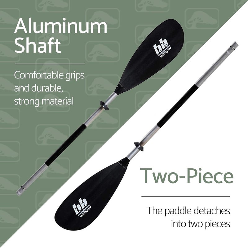 BENDING BRANCHES Store Whisper 2-Piece Recreational Kayak Paddle - Image 5